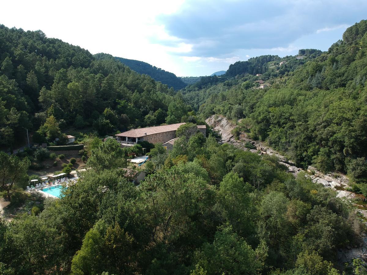 Logis Hotel Restaurant Le Domaine De L'Eau Vive Largentière Екстериор снимка